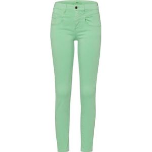 BRAX Ana Sensation Damesjeans, duurzame 5-pocket-skinny jeans met push-up-effect, spring green, 34W / 32L