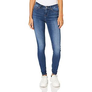 Noisy may NMLUCY Skinny Fit Jeans voor dames, normale taille, blauw (medium blue denim), 25W x 32L