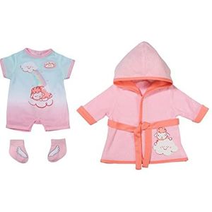 Baby Annabell Deluxe Bathtime Set 43cm - Vleugels & schaappatroon - knuffel lichaam - Voor kleine handen, Creatief spelen promotes Emphatie & Sociale vaardigheden, peuters van 3+ jaar