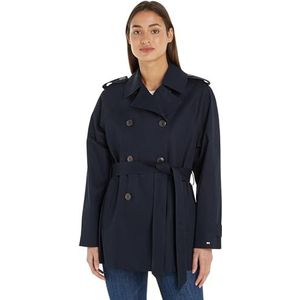 Tommy Hilfiger Geweven jassen voor dames, Blauw (Woestijnhemel), 68
