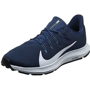 Nike Nike Quest 2, hardloopschoenen voor heren, blauw (Midnight Navy/White/Ocean Fog 400), 6 UK (40 EU), Blauw Middernacht Marine Witte Oceaan Mist 400, 40 EU