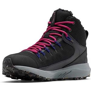 Columbia Trailstorm Mid Waterdichte Omni Heat Walking Schoen voor dames, Zwarte rode ui, 38 EU