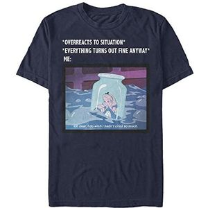 Disney Classics Alice In Wonderland - Anxiety Meme Unisex Crew neck T-Shirt Navy blue L