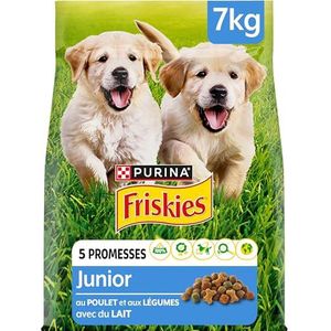 FRISKIES Droogvoer voor puppy's, kip, melk, groenten, 7 kg