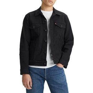 Levi's - 72334-0403 - Truckerjas - Zwart - Casual - Katoen - Duurzaam