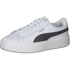 PUMA Puma Vikky Stacked L dames Sneakers, Wit (White/Black), 41 EU