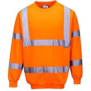 Portwest B303 Hi-Vis Sweatshirt, Normaal, Grootte 5XL, Oranje