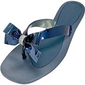 GUESS Tutu Teenslippers voor dames, Marine 1, 43 EU