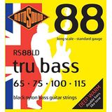 Rotosound snaren voor elektrische bas TRU BASS NYLON FLATWOUND 4-snaren RS88LD NYLON FLATW Standard 65-115