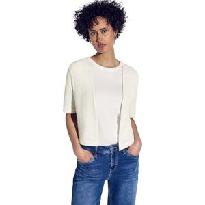 Street One - Dames Jas - Wit - Gebreide Look