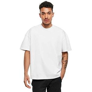 Build Your Brand Heren Ultra Heavy Cotton Box Tee, wit, XL