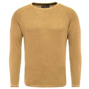 KEY LARGO MST Thomas Pullover voor heren, Honey Yellow (1407), L