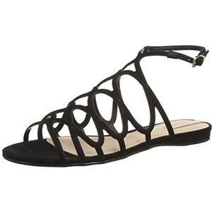 Aldo Signoressa Gladiator sandalen voor dames, zwart zwart nubuck 93, 19 EU