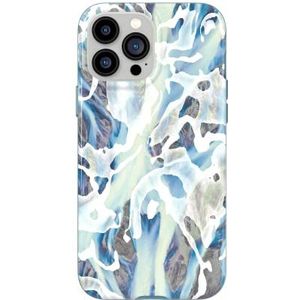 Tech21 T21-9355 Evo Art Frozen River voor iPhone 13 Pro Max - Beschermend telefoonhoesje met exclusief kunstwerk en 12ft Multi-Drop Bescherming, Frozen River Print