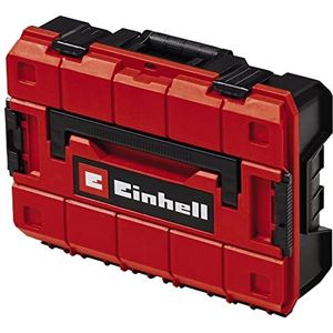Origineel Einhell E-Case S-F systeemkoffer (max. 25 kg, universele opslag en transport van accessoires en gereedschap, stapelbaar, spatwaterdicht, inclusief 2x schuimrubberen inzetstukken)