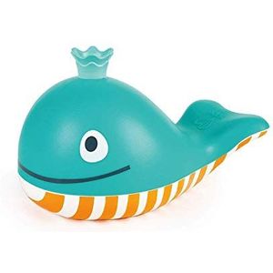 Hape Bubble Blowing Whale, Baby Squirt Toy for Bath Time Play, Blue
