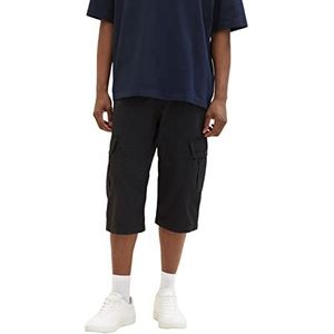 TOM TAILOR Uomini bermuda shorts 1035042, 31309 - Black Grey Pattern, 27