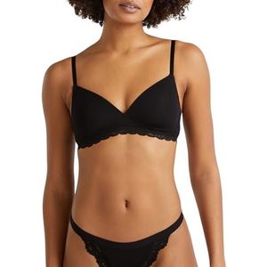 United Colors of Benetton Gevoerde beha, Zwart, XS