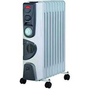 9 elementen polaire olieradiator, ideaal voor het efficiënt verwarmen van uw huis, het ontwerp optimaliseert de warmteverdeling en zorgt voor comfort en welzijn in uw kamer.
