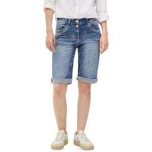 Cecil - Toronto - Zomerbroek - Mid Blue Used Wash - Five-Pocket Style