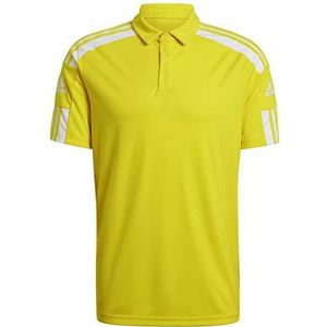 adidas Squadra 21 Poloshirt voor heren, team geel/wit, L
