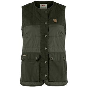 Fjallraven 86373-662 Forest Wool Padded Vest W Sports Vest Dames Deep Forest Maat L