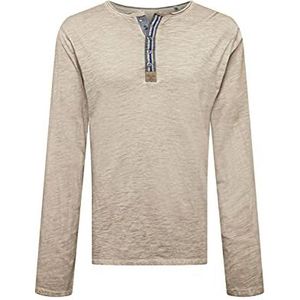 KEY LARGO Casual T-shirt met stadium buttons