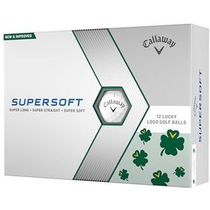 Callaway Supersoft, Golfballen, Unisex, Wit (Lucky), One Dozen
