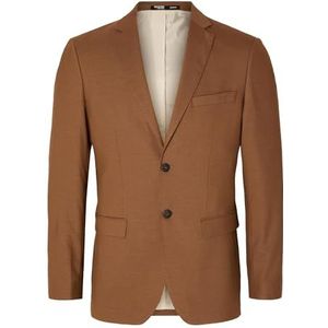 Selected Homme Geweven blazer voor heren, Brownie., 46