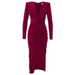 Swing Fashion Nicol_Bordo cocktailjurk voor dames, rood, 40