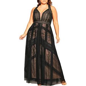 CITY CHIC Grote maten Maxi goddelijke grilligheid, in marine, maat, 14, marineblauw, 40 grote maten