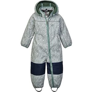 first instinct by killtec Kinderen Softshell overall/pak uit één stuk met capuchon FIOS 14 MNS ONPC, steel mint, 74, 39586-000