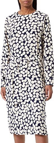 Seidensticker Dames 134102 Jurk, Donkerblauw, 34