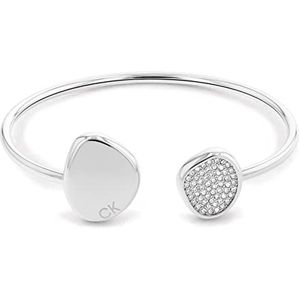 Calvin Klein Armbanden voor Dames FASCINATE Collectie in Roestvrij staal, Eén maat, Roestvrij staal, Geen edelsteen