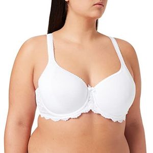 Playtex 1 x voorgevormde beha met beugel van ademende microvezel, Wit (wit), 90B