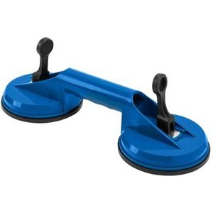 Högert Technik - Heavy Duty zuignap - dubbele zuignap 80 kg - extra sterke zuignappen - zuignap wordt gebruikt bij het vervoer van vensterglas, gladde voorwerpen en keramische tegels