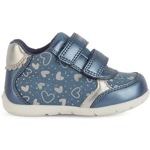 Geox B Elthan Girl B Sneakers voor babymeisjes, sky silver, 23 EU