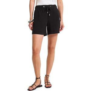 Street One - Korte Broek - Zwart - Paperbag - Dames