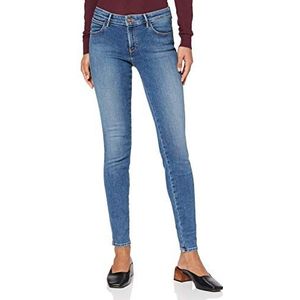 Wrangler Skinny jeans voor dames, blauw (perfect blue 17p)., 25W x 32L