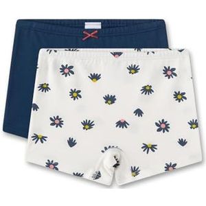 Sanetta Meisjesshorts (dubbelpak) beige | Hoogwaardige en duurzame onderbroek voor meisjes van biologisch katoen. Inhoud: set van 2 ondergoed voor meisjes, beige, 92