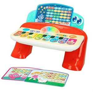 Winfun Kinderpiano, speelgoed met babymuziek, met noten, licht en geluid, tactiele toetsen, muziekspeelgoed, babygeschenken 1 jaar, 47258
