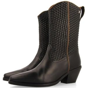 GIOSEPPO AMPASS - Dameslaarzen - Zwart - Leer - Gevlochten Design