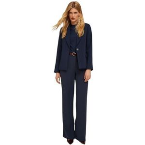 Motivi: Enkele rij colbert van crêpe stof blauw 44 lente zomer 24, blauw, 40
