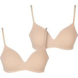 Urban Classics - Tb7654a - Gewatteerde Beha - Naakt - 2 Stuks - 85C