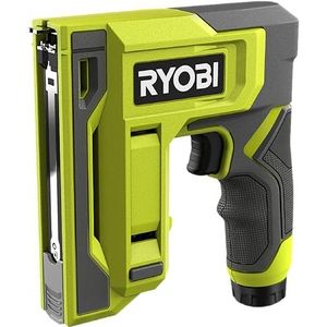 RYOBI 4 V USB accu-nietmachine RST4-0 (snel en moeiteloos nieten voor talrijke knutsel- en decoratietaken, zichtbaar magazijn, batterij-laadniveau-indicator op het apparaat, zonder accu en oplader)