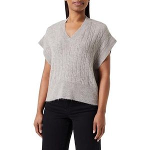 Bestseller A/S Dames ONLMELODY Vest KNT NOOS trui, Pure Cashmere/Detail: Melange, XXL, Pure Cashmere/Detail:melange, XXL