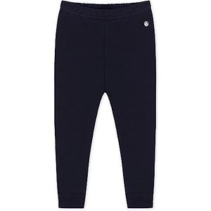 Baby legging van rib van katoen, Smoking Blauw, 6 Maanden