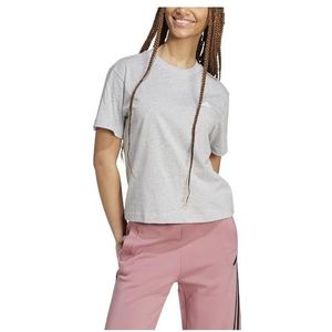 adidas Dames ESSENTIALS SMALL LOGO T-SHIRT, medium grey heather, M