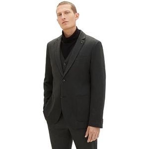 TOM TAILOR Herenblazer, 10617 - Black Grey Melange, 54