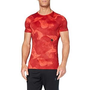 Under Armour heren Jersey Korte Mouwen Shell Ua Rush Mouwen, Rood, XL